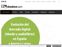 Tablet Screenshot of dosdoce.com